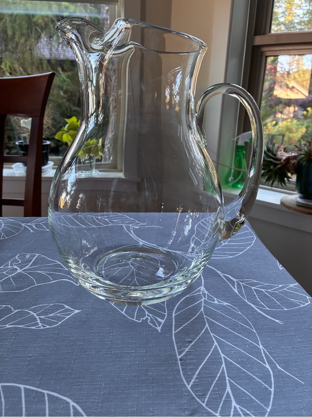 Clear Glass Pitcher - Holds 3 litres